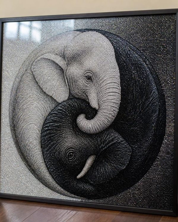 Yin Yang Elephants